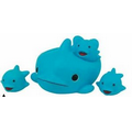 Rubber Dolphin 4 Piece Big Family